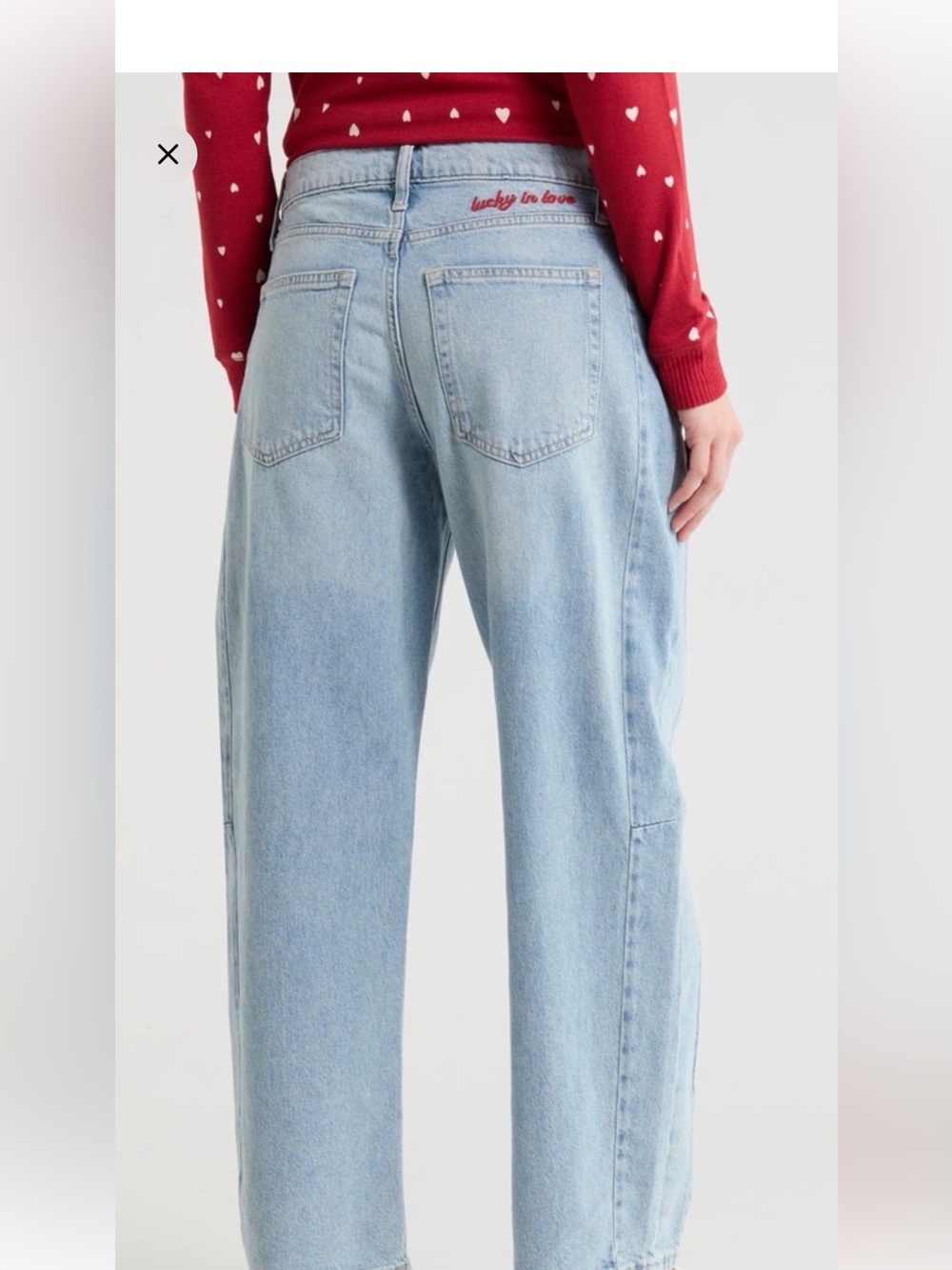 In Trend! NWT Lucky Brand Light Blue Women's Barrel Legs Jeans Retail $150